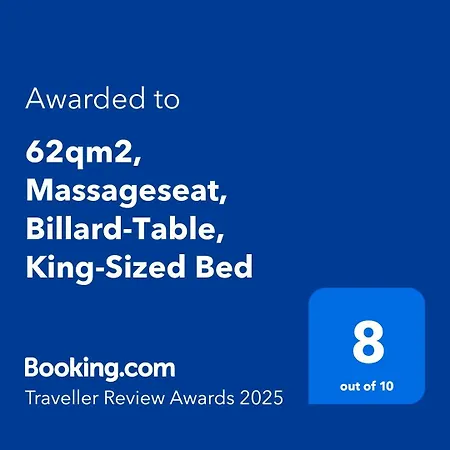 62qm2, Massageseat, Billard-table, King-sized Bed * Berlín